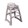 RUBBERMAID Sturdy Chair™ Youth Seat with Wheels - Platinum