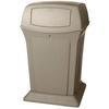 RUBBERMAID Ranger Trash Receptacle - With Two Doors