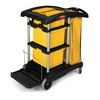 RUBBERMAID HYGEN™ Microfiber Cleaning Cart - Black & Yellow