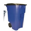 RUBBERMAID 50-Gallon Brute® Rollout Container - Blue