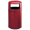 RUBBERMAID Covered Top Round Waste Receptacle - 20 Gal.