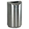 RUBBERMAID ECLIPSE™ Fire-Safe Steel Receptacles  - Satin Stainless Steel
