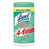 RECKITT BENCKISER LYSOL® Brand Disinfecting 4 in 1 Wipes with ® Fibers - 80 Wipes per Container
