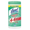 RECKITT BENCKISER LYSOL® Brand Disinfecting 4 in 1 Wipes with ® Fibers - 40 Wipes per Container