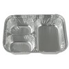 REYNOLDS Aluminum 3-Compartment Feeding Tray - 500 per Case
