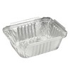 REYNOLDS Entree/Carry Out Aluminum Containers - 8 3/8" x 5 7/8" Oblong Lids, Clear