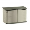 RUBBERMAID Horizontal Outdoor Storage Shed - Sandstone/Olive