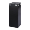  Public Square® 37 gal Recycling Container - Black, Steel