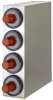 SAN JAMAR  EZ-Fit® Stainless Steel Beverage Dispenser Cabinet - w/ 4 Slot (C2410C )
