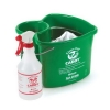 SAN JAMAR  Kleen-Pail® Caddy™ Sanitizing Pail w/ Spray Bottle - 