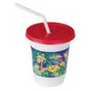 SOLO CUP Plastic Kid’s Cup Combo Pack, Jungle Design - 