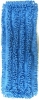 SSS NexGen TB 18" Blue Short Nap Pile Microfiber Mop Pad - 12/CS