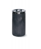 SSS Rubbermaid Smoking Urn with Metal Ashtray Top - Black