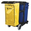 SSS Janitor Cart, Grey - with Yellow Bag