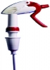 SSS IMPACT Trigger Sprayer, Jumbo, High-Output, Red/White - 9 7/8" tube, 100/CS