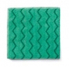 SSS RUBBERMAID Microfiber General Purpose Cloth, Green - 12/CS