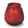 STERNO Euro-Venetian® Filled Glass Candles - Red