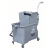 UNGER Gray Mop Bucket with Wringer - 4 Gallon