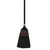 UNISAN Black Plastic Janitor Broom - 12 per Case