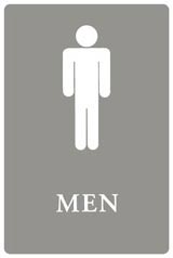 US STAMP "Men" - ADA Signs