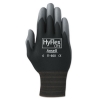 ANSELL Hyflex Lite Gloves - Black/gray, Size 10, 12/PK