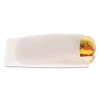 Bagcraft Dry Wax Hot Dog Bag - 8 1/2" x 3 1/2", White, 1000/PK, 6 Pks/Ctn