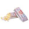 Bagcraft Pinch-Bottom Paper Popcorn Bag - 4w x 1-1/2d x 8h, Blue/Red/White, 1000/Ctn