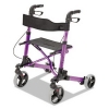  HealthSmart® Gateway Aluminum Rollator - Purple, 31
