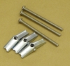 BOBRICK Optional Mounting Kit for Grab bars - (3) 1/4"-20" X 3 1/2"