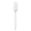 BOARDWALK Mediumweight Polystyrene Cutlery - Fork, White, 1000/Ctn