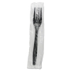 BOARDWALK Heavyweight Wrapped Polypropylene Cutlery - Fork, Black, 1000/Ctn