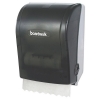 BOARDWALK H&s Free Mechanical Towel Dispenser - 9 3/4 X 16 7/8 X 12 3/8, Smoke Black