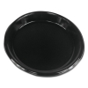 BOARDWALK Hi-Impact Plastic Dinnerware - Plate, 10" Dia., Black, 500/Ctn
