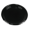 BOARDWALK Hi-Impact Plastic Dinnerware - Plate, 9" Dia., Black, 500/Ctn