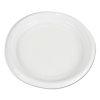BOARDWALK Hi-Impact Plastic Dinnerware - Plate, 9" Dia., White, 500/Ctn