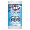 CLOROX Disinfecting Wipes - 7 X 8, FRAGRANCE-FREE, 75 Wipes/CANISTER, 6/Carton