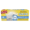 CLOROX Glad® OdorShield® Medium Quick-Tie® Trash Bags - Fresh Clean, 0.57 Mil, 8 Gal, 26/BX