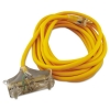  Polar/Solar® Outdoor Extension Cord - 25ft, Three-Outlets, Yellow
