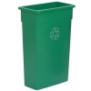Continental Wall Hugger™ Recycling Receptacles - 23 Gallon, 4/CS