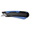  Easycut Cutter Knife W/self-Retracting Safety-Tipped Blade - Black/blue