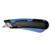  Easycut™ Self-Retracting Cutter - w/ SAFETY-TIP BLADE & HOLSTER, Black/BLUE