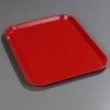Carlisle Glasteel™ Solid Low Edge Tray  - Red