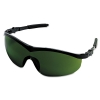 MCR Safety Storm® Safety Glasses - Black Frame, Green 3.0 Lens