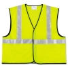 MCR Safety Luminator™ Class 2 Safety Vest - Fluorescent Lime W/silver Stripe, X-Large