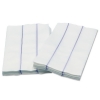  PRO Tuff-Job™ Premium Foodservice 1/4 Fold Towels - White/Blue, 72/Carton