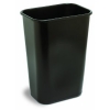 Continental Commercial Plastic Wastebasket - 41 qt, Black