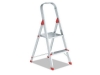  Aluminum Euro Platform Ladder - 2-Step, Red