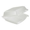 DART Foam Hinged Lid Carryout Containers - Medium, Single Compartment