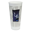 DART Uptown™ Thermo-Glaze Hot/Cold Cups - 24 Oz, Blue/Black/gray, 20/PK, 25 Pk/Ctn
