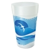 DART Horizon® Hot/Cold Foam Drinking Cups - 44 Oz, Ocean Blue, 20/Bag, 15 Bags/Ctn